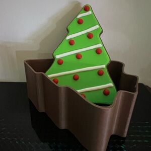 Little Debbie Christmas Tree Brownies cake by 3D print